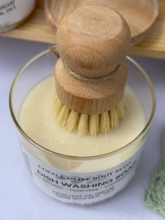 Dish Washing Soap with Bamboo Brush