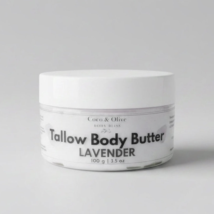 Tallow Body Butter ~ Lavender Essential Oil