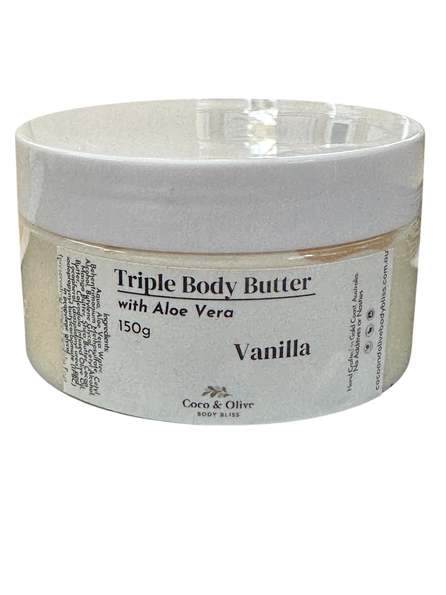 Triple Body butter with Aloe Vera~  Vanilla Essential Oil