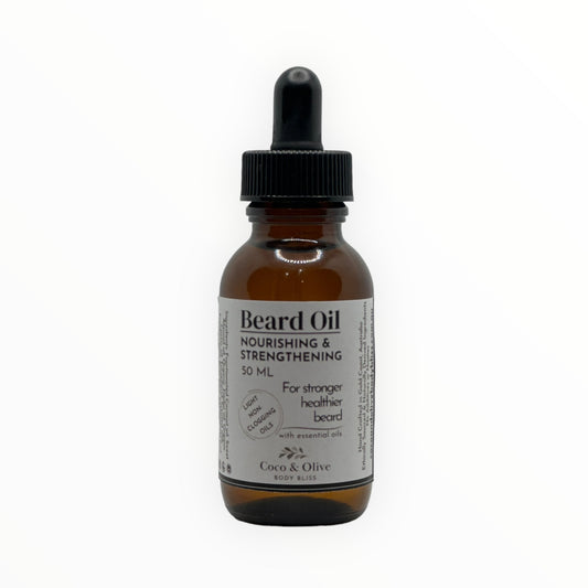 Beard Oil ~ Nourishing & Strengthening | Frankincense, Rosemary, Lemongrass & Mandarin