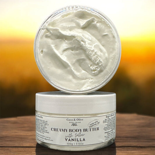 Tallow Body Butter ~ Vanilla