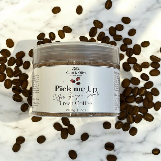 Luxurious Sugar Scrub ~ two scents ~ Coffee or Lychee & Guava