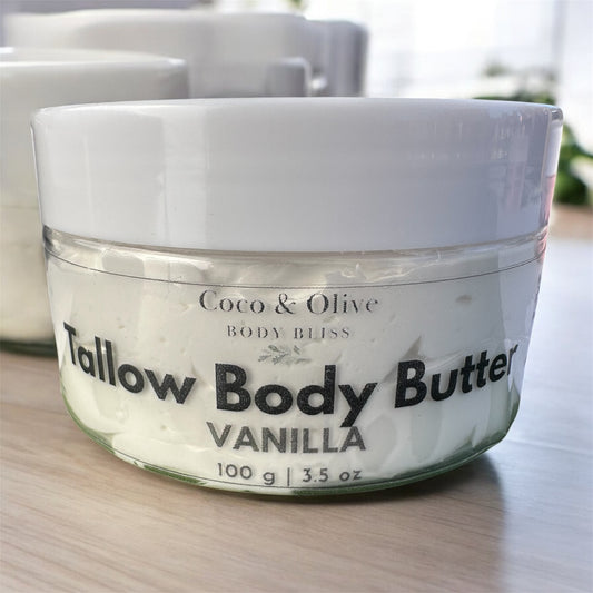 Tallow Body Butter ~ Vanilla