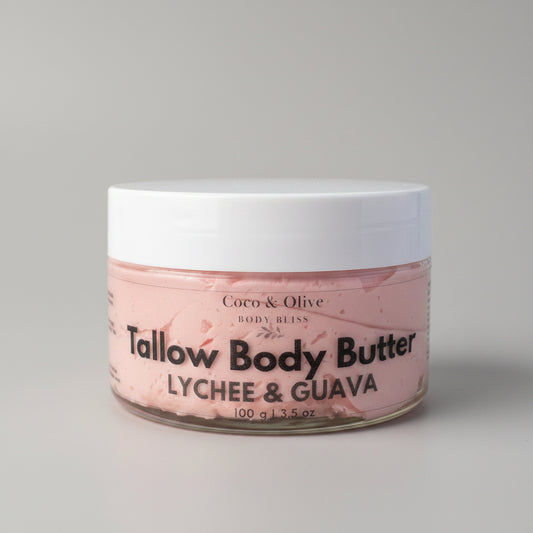 Tallow Body Butter ~ Lychee & Guava