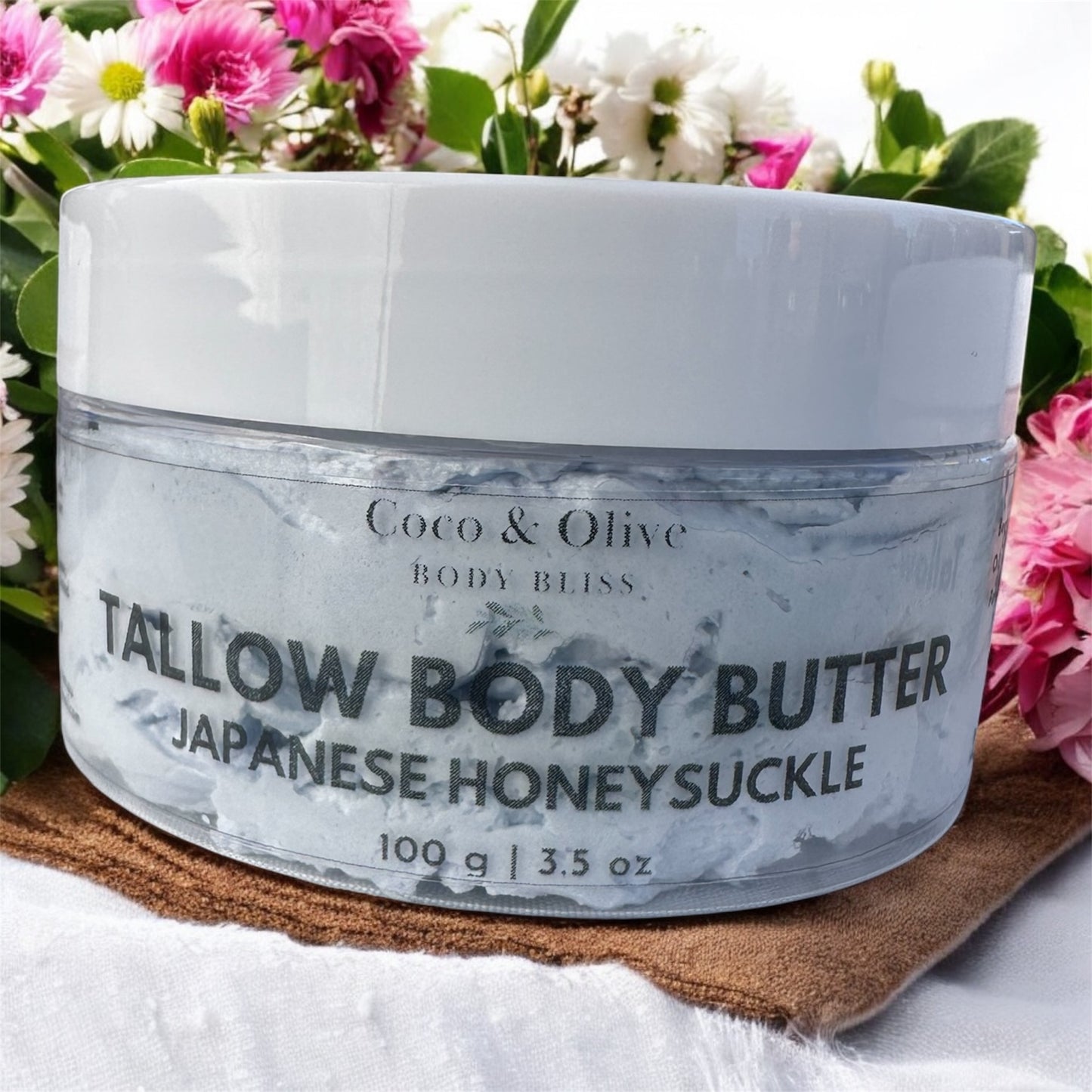Tallow Body Butter  ~ Japanese Honeysuckle