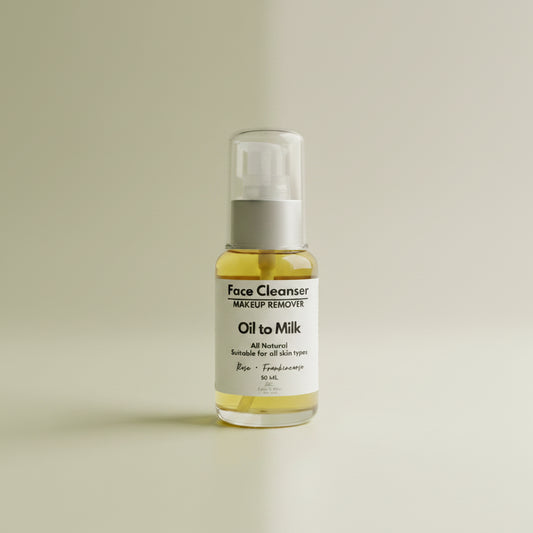 Oil to Milk Face Cleanser/ Makeup Remover