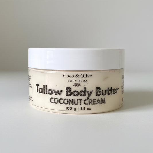 Tallow Body Butter  ~ Coconut Cream