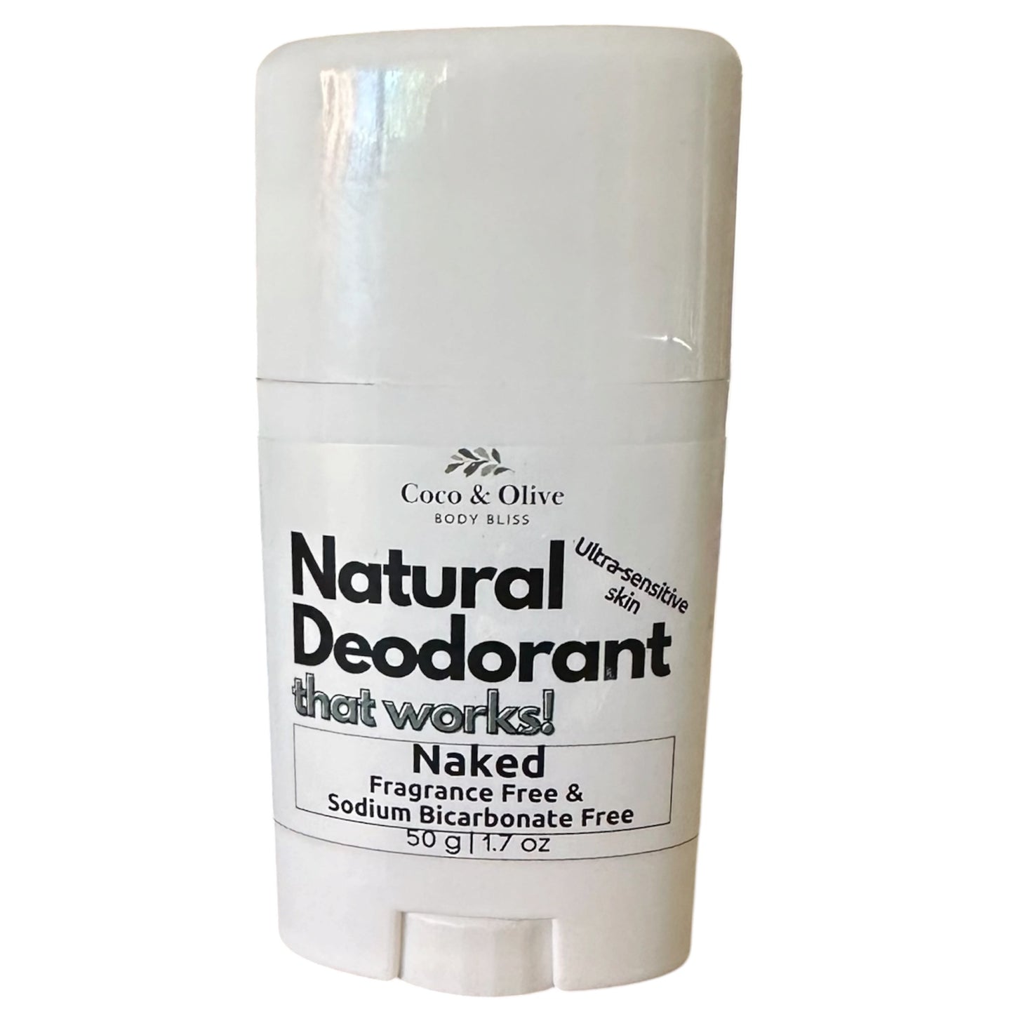 Natural Deodorant - NAKED | Ultra Sensitive Skin